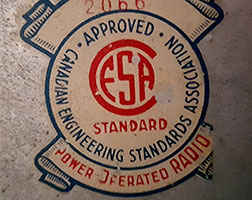 Image of the Power Operated Radio certification mark.