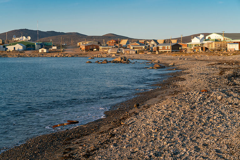 Arctic community settlement