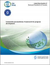 CAN/CSA-Z1630 - Community Paramedicine: Framework for Program Development