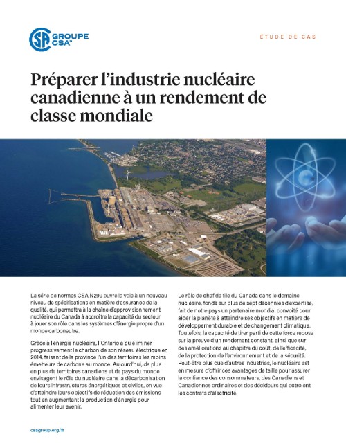 Une vue aérienne de la centrale nucléaire de Pickering