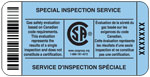 ÉTIQUETTE - Inspections spéciales pour appareils et équipement à gaz