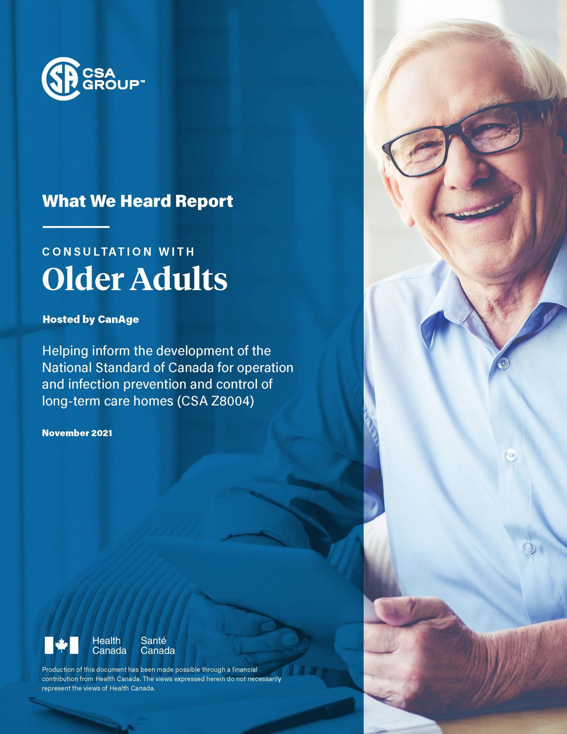 Featured Image. Title page of the What We Heard Report from the consultation session with frontline long-term care homes workers
