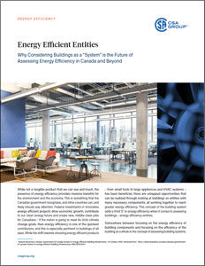 Title page preview of CSA Group Energy Efficient Entities