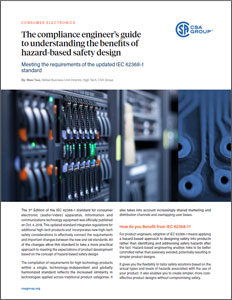 Title page preview of The Compliance Manager’s Guide To Understanding The Benefits Of Hazard-Based Safety Design