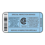 KENNZEICHEN - Special Inspections Label