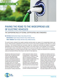 Title page preview of paving road widespread use electric vehicles
