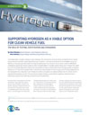 L'image sélectionnée. Förderung von Wasserstoff als tragfähige Option für sauberen Kraftstoff