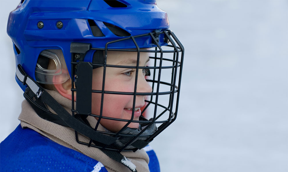 Title page preview of hockey helmet testing