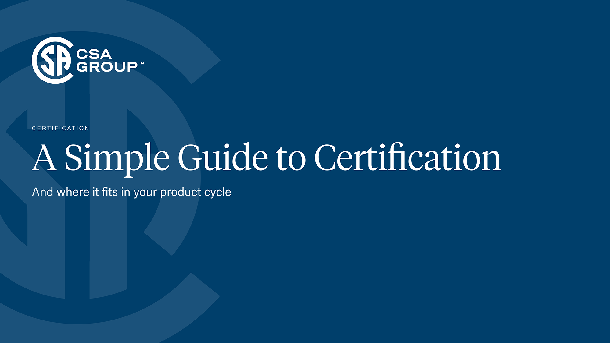 Title page preview of A Simple Guide to Certification pidilight