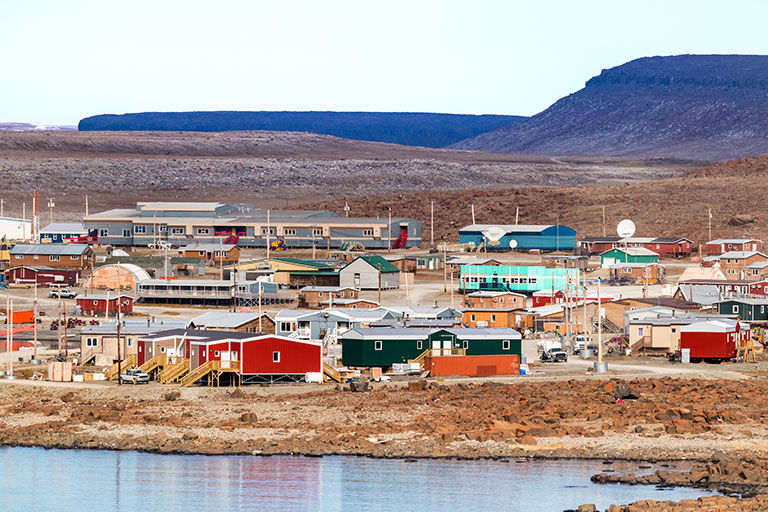 Featured Image. Arctic community settlement