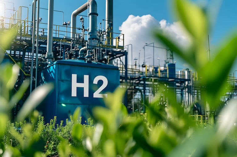 Hydrogen production plant